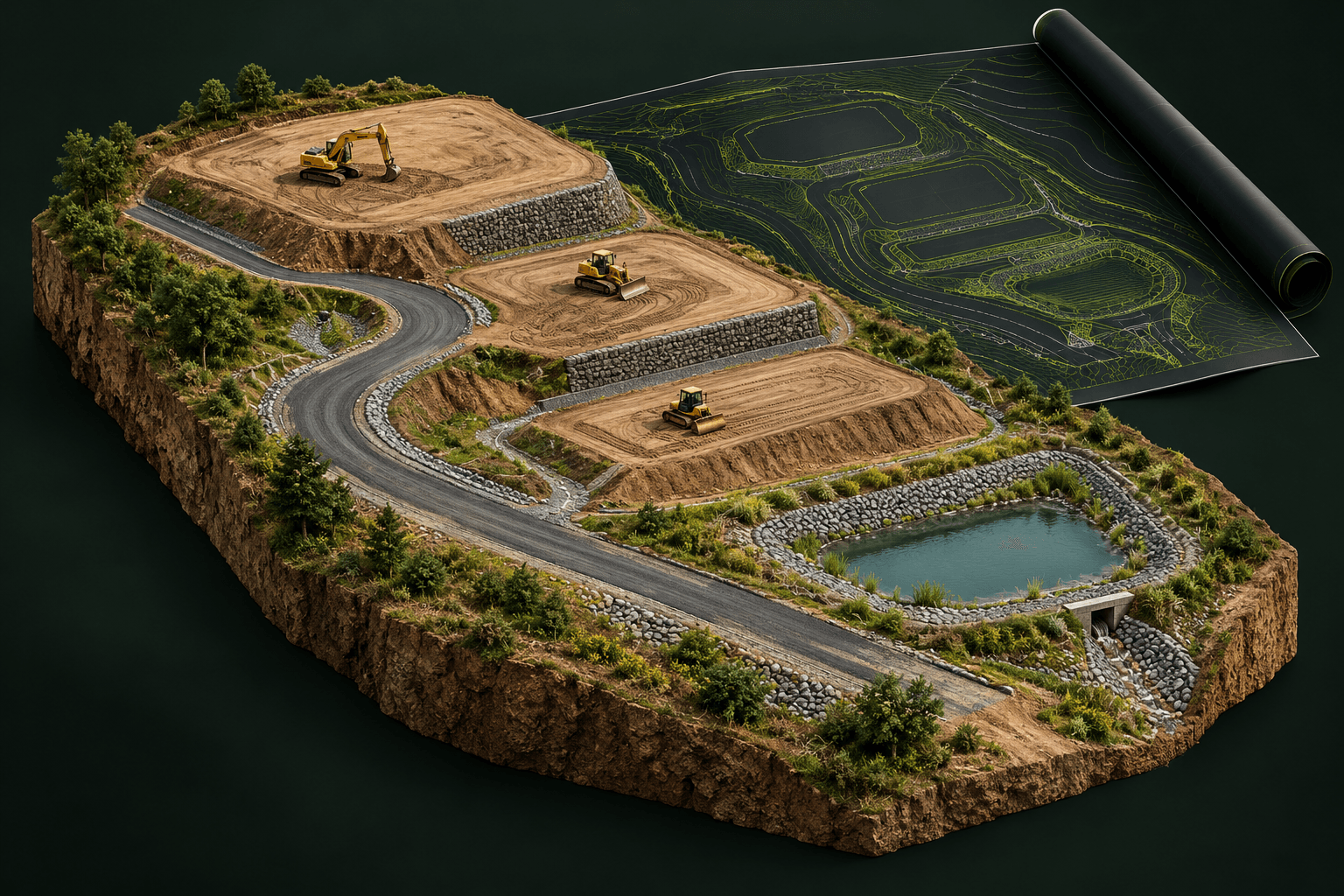 3D illustration of custom designs